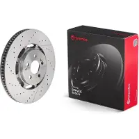 Brembo Bremsscheibe 09.D411.33, hinten, belüftet, hochkarbonisiert, 1 Stück