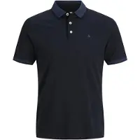 Jack & Jones Poloshirt "JJEPAULOS Poloshirt mit klassischem Kragen und figurbetonter Form" Logostickerei, modisch, schmal, Baumwolle, Polokragen