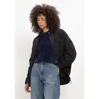 Catwalk junkie Damen Blazers Light Padded Check Jacket - Donkerblauw - Größe 38