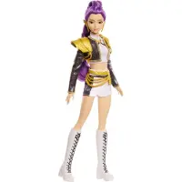 Mattel KPop Demon Hunters HUNTR/X Rumi „Golden“ Singende Puppe in abnehmbarem Outfit mit 5 beweglichen Gelenken, Modepuppe, Weiblich, 4 Jahr(e), Mädchen, 280 mm, Mehrfarbig