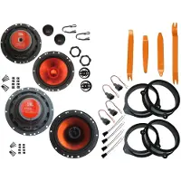 DSX JBL Lautsprecher für Audi A4 B7 8E Facelift Tür vorne hinten 1040 Watt Ausbaubügel