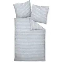 Janine Edelflanell Bettwäsche Chinchilla S 78071 155x220 cm + 80x80 cm salbeigrün