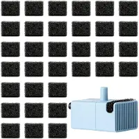 Sonstiges Ersatzfilter für Katzenbrunnen 30 Stück 38x28x10mm Schaumstofffilter