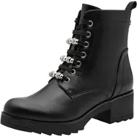 Marco Tozzi Schnürstiefel Schwarz