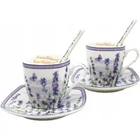 Queen Isabell Lavendel Espresso-Tassen Set 2 x 80 ml