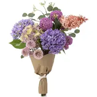 Bloomingville Kunstblume Edge, Lila / Rosa, 80 cm
