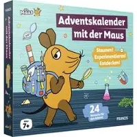 Franzis Spannender Adventskalender mit der Maus für Kinder ab 7 Jahren - 24 Experimente, Bastelaktionen & Spiele zum Forschen, Experimentieren & Lernen