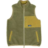 KAVU - ärmellose Sherpa-Jacke &ndash; Herren &ndash; Cooper Sherpa Fleece Jacket - Cooper Sherpa Fleece Jacket Moss Stone für Herren - Größe M -