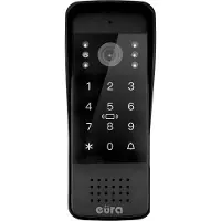 Eura VDP-86A3 WLAN-Video-Türsprechanlage mit 10-Zoll-Monitor, Tuya, schwarz
