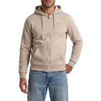 Riverso Sweatjacke Herren mit Kapuze Reißverschluss Regular Fit RIVBrad - Ash Beige - XL