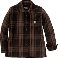 Carhartt Tencel Fiber Series Loose Fit Twill Plaid Shirt black (N04) S REG