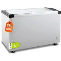 GastroHero Tiefkühltruhe ECO 450 mit Glasschiebedeckel – robuste Bauweise, leiser Betrieb & energieeffizient