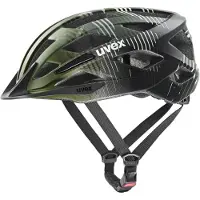 Uvex Air wing 2 cc, Schwarz, Grün, Helm, Unisex, Erwachsener, Fahrradfahren, 52-57 cm