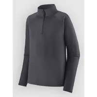 Patagonia - Capilene Midweight Zip-Neck - Kunstfaserunterwäsche Gr M grau/blau