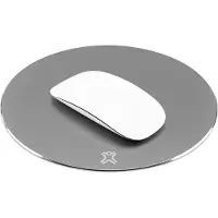 Xtrememac Round Aluminum Mouse Pad Grey