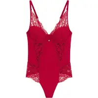 BOSS Body mit Spitzen-Details und Double-B-Monogramm-Anhänger Grösse L