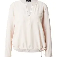 Monari Schlupfbluse "Schluse Basic Schmuck" Regular fit mit V-Ausschnitt