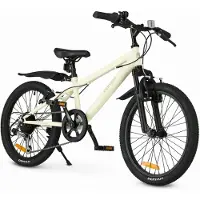 Deryan Kinder Mountainbike 20 Zoll – Verstellbar – Cream