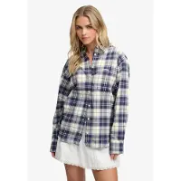 Superdry Check Flannel Relaxed Langarmhemd