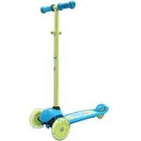 Globber muuwmi Kidsscooter UP grün-blau, mit Leuchtrollen
