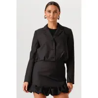 Y.A.S. Damen Blazers Yasjera Ls Short Blazer - Zwart - Größe 38