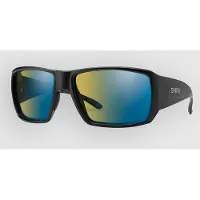 Smith Guide's Choice S matte black chromapop glass polarchromic yellow blue mirror (01T-57QG)