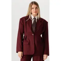 Gestuz Damen Blazers Gzpaula Waist Blazer - Bordeaux - Größe 40