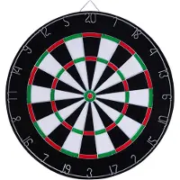 Longfield 065002, Dartboard, Schwarz, Grün, Rot, Weiß, Fest, Kinder, 45 cm, 6 Stück(e)