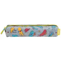 Milan Kickflip Federmäppchen Tuba Grau Polyester