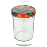 MamboCat 50er Set Sturzglas 230 ml HOCH To 66 Obst Dekor Deckel incl. Diamant Gelierzauber Rezeptheft