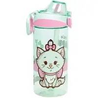Disney Marie Little Lady Kunststoffflasche mit Strohhalm und Clip 450 | Gr.: onesize