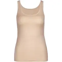 Calida Unterhemd "Unterhemd Natural Comfort 1er Pack", Damen, Gr. 48-50, N-Gr, beige (nude), Obermaterial: 92% Baumwolle CO. 8% Elasthan EL., Unterhemden Unterhemd
