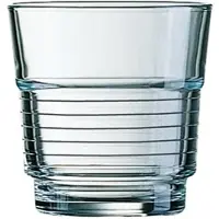 Arcoroc SPIRALE Trinkglas - 25 cl - (Ø 8,2 x 8,4 cm) - ungeeicht, 6er Set