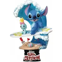 Beast Kingdom Toys Stitch Sommer Serie Diorama Pvc D-stage Surf Lilo& Figur 15 Cm Mehrfarbig Mehrfarbig One Size