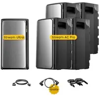 EcoFlow Stream Ultra, All-in-One Speicher für Balkonkraftwerke, by Powerness - Stream Ultra + 4 x Stream AC Pro | 9600Wh / ohne Zubehör / Selbstabholung