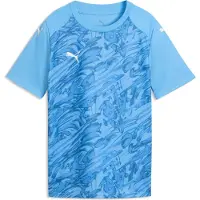 Puma Teamfinal Graphic Jersey Jr team light blue-white-clear sea (18) 164
