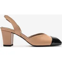 Prologue Maruelle Blockabsatz Slingback Pumps