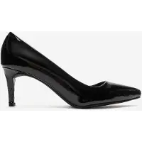 Forever & Always Clyde Leder Stiletto Spitzer Zehn Pumps