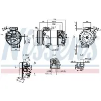 Nissens Klimakompressor NIS 891136