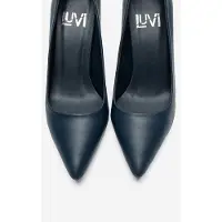 Forever & Always Clyde Leder Stiletto Spitzer Zehn Pumps