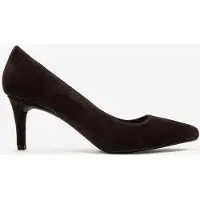 Forever & Always Clyde Leder Stiletto Spitzer Zehn Pumps