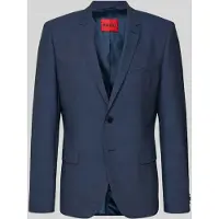 HUGO für Herren. 50495628 Colbert Blazer blau (98), Lässig, Klassisch, Polyester