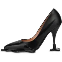 Moschino Morphed Effect Calfskin Pumps Black Größe: 37 | Pumps Outlet | Damen | Schwarz