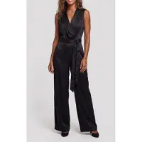 Guess Marciano GUESS Iva Overlap Ss Jumps Jet Black A996 Größe: 44 | Jumpsuits Outlet | Damen | Schwarz