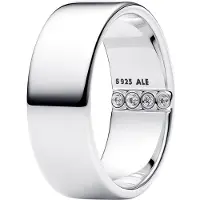 Pandora 194774C01 Damen-Silberring Breite Schiene