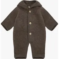 Huttelihut Pixie Wollfleece-Overall Merino, Brown Melange, 80