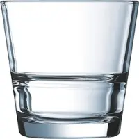 Arcoroc STACK UP Whiskybecher - 21 cl - (Ø 8,3 x 8 cm) - ungeeicht, 6er Set