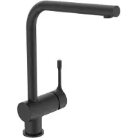 Ideal standard Ceralook Einhebel-Küchenarmatur, mit hohem Auslauf, Ausladung 225mm, BC174XG, Farbe: Silk Black