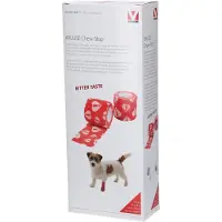 Kruuse Chew-Stop Verband 5 cmx4,5 m rot vet. 10 St