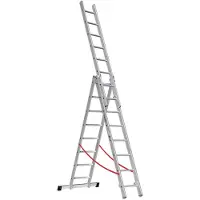 Euroline 207 Mehrzweckleiter 3x8 Sprossen